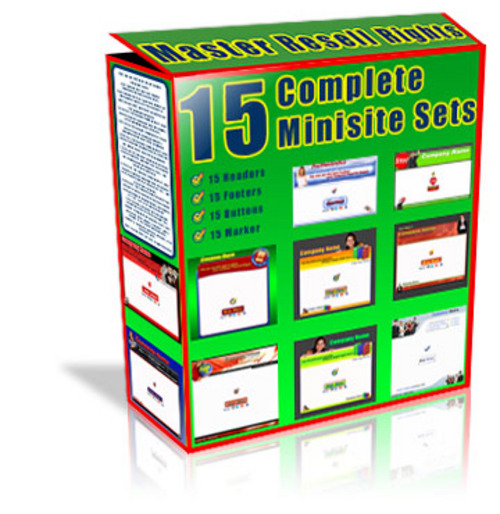 Product picture 15 Mini Site Sets Mrr.