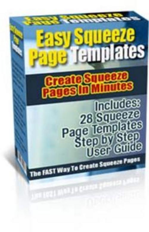 Product picture Squeeze Page Templates To Grab Your Prospects Attention!